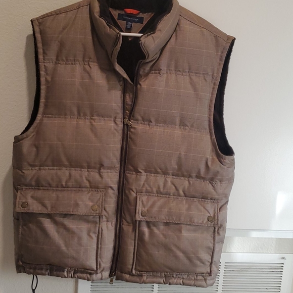 Retro tommy hilfiger faux fur vest - Picture 1 of 2